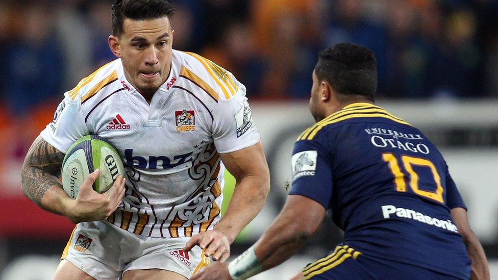 Chiefs centre Sonny Bill Williams