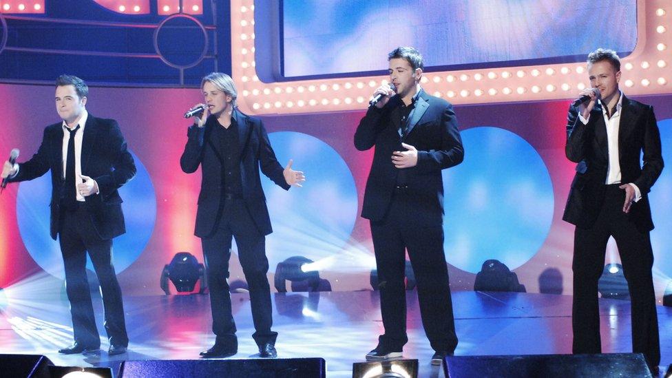 Westlife in 2006: (from left) Shane Filan, Kian Egan, Mark Feehily and Nicky Byrne