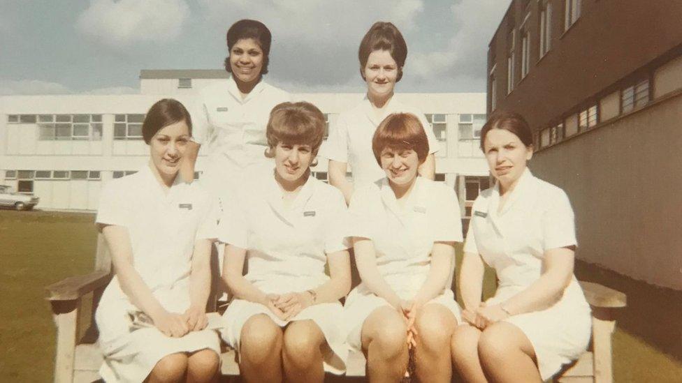 Nurses at Cross Houses Hospital