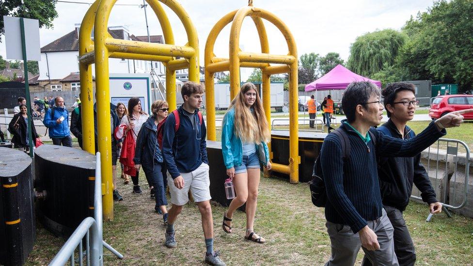 Wimbledon security gate