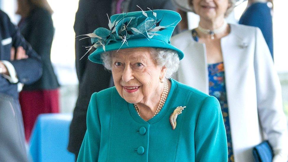 Britain"s Queen Elizabeth visits the Edinburgh Climate Change Institute at the University of Edinburgh, as part of her traditional trip to Scotland for Holyrood Week, in Edinburgh, Scotland