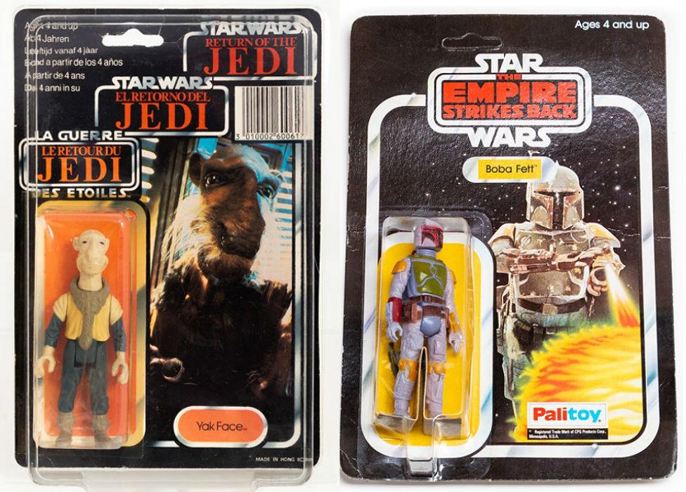 Yak Face and Boba Fett figures