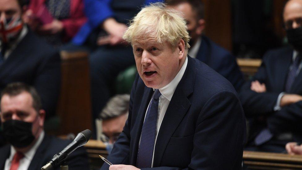 Boris Johnson at PMQs