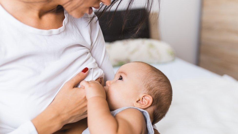 Breastfeeding - stock image