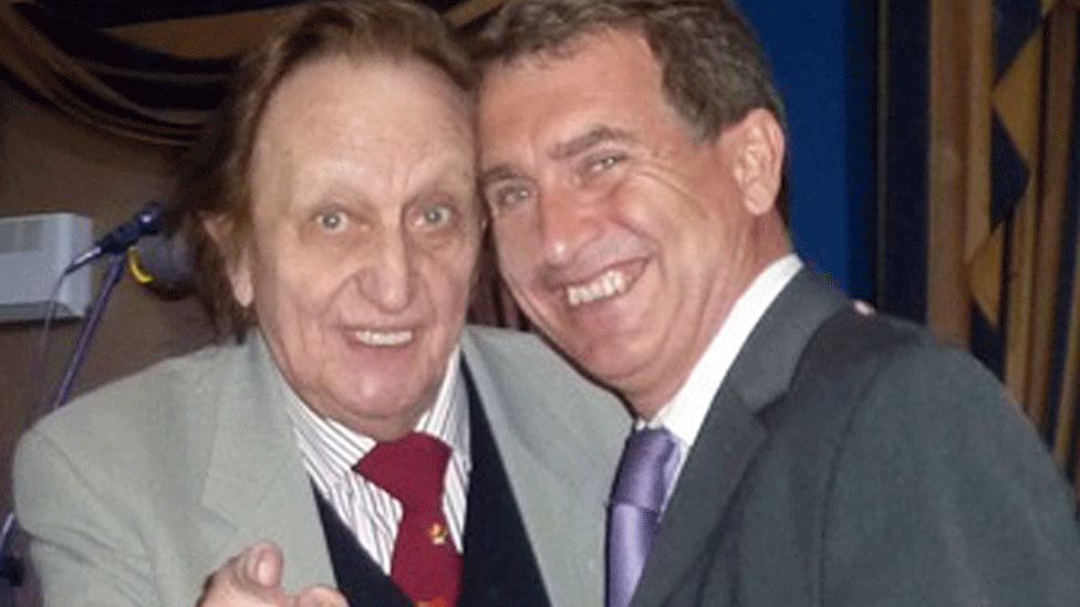 Ken Dodd with Garry Richardson