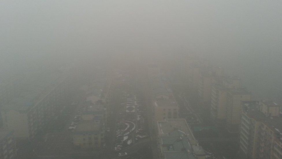 Near East 4th Ring Road, facing west towards Beijing, 2 Dec