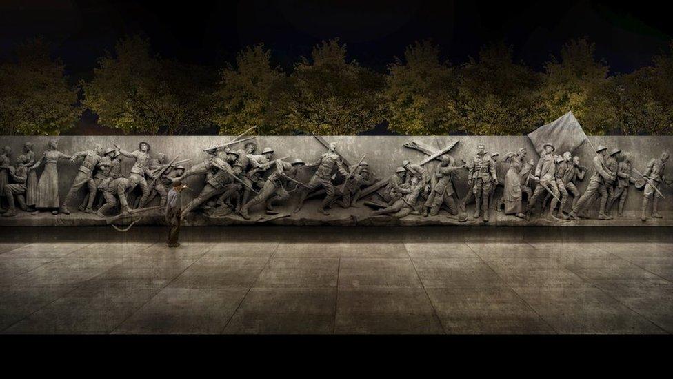 Visualization of memorial concept