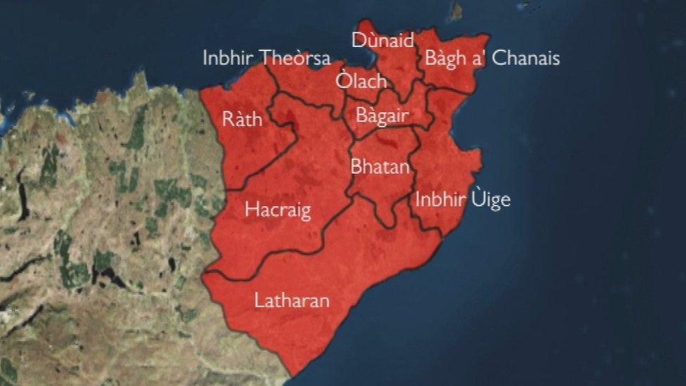 Mapa de Ghallaibh