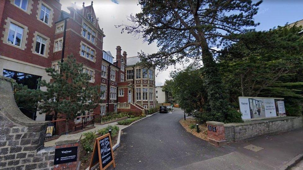 Entrance Into The Vincent Car Park From Redland Hill