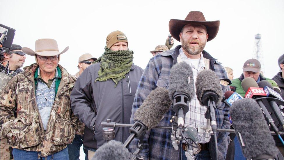 Ammon Bundy speaking