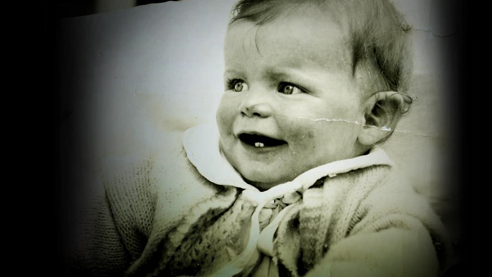 Anthea Ring as a baby