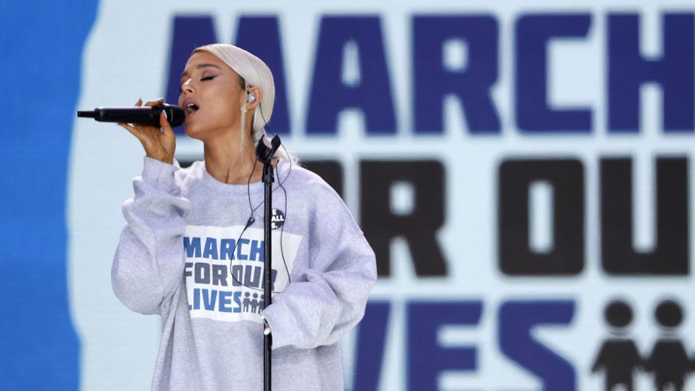 Ariana at March For Our Lives rally