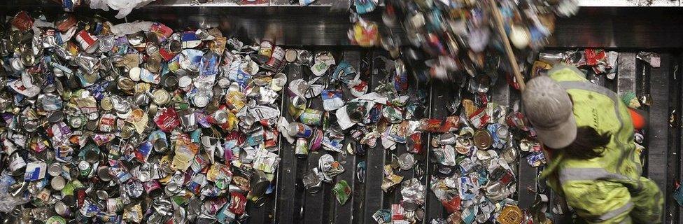 Recycling plant in Surrey