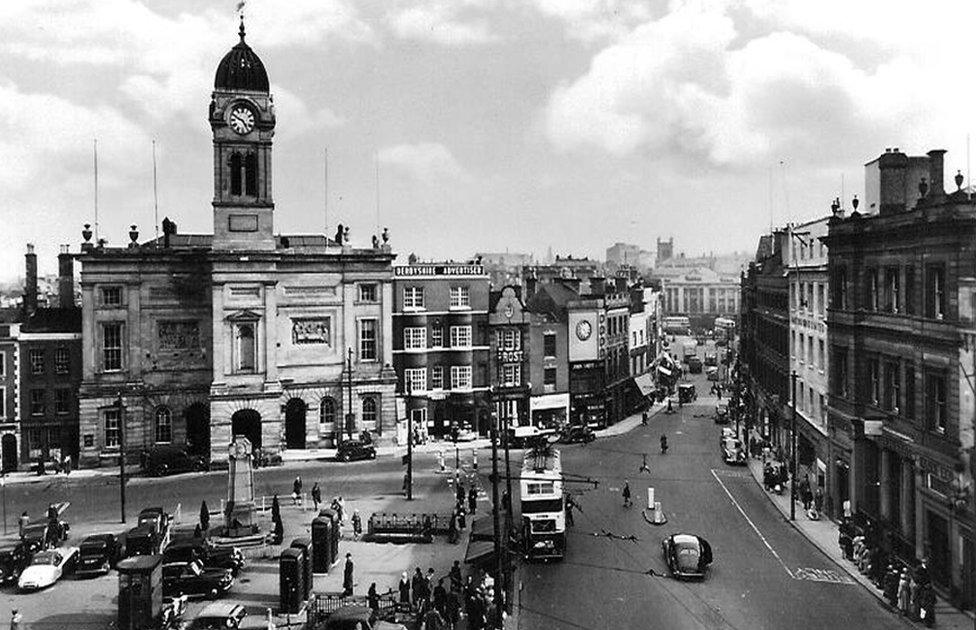 Outside Derby Market Hall