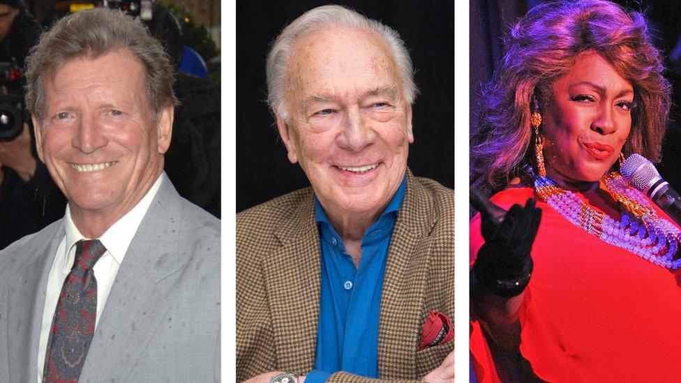 Johnny Briggs, Christopher Plummer and Mary Wilson