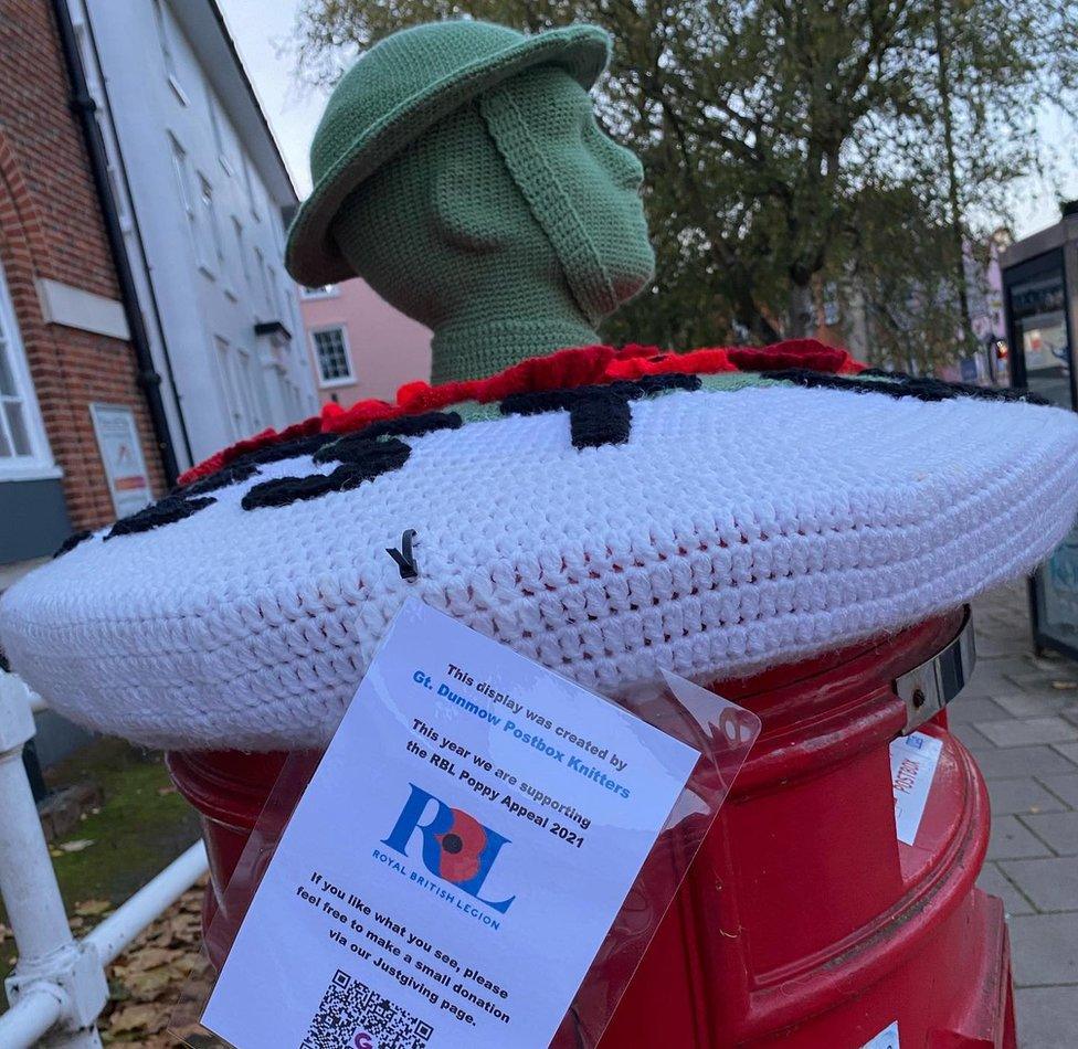 Knitted soldier