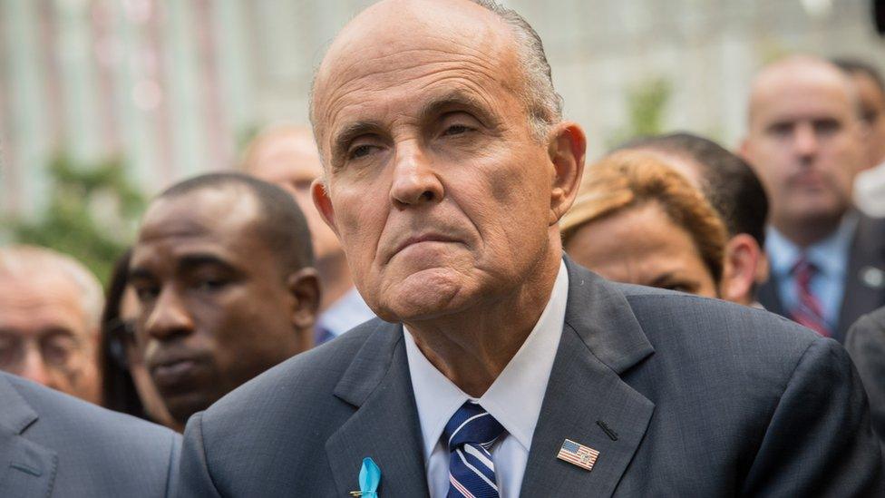 Former Mayor of New York City Rudy Giuliani