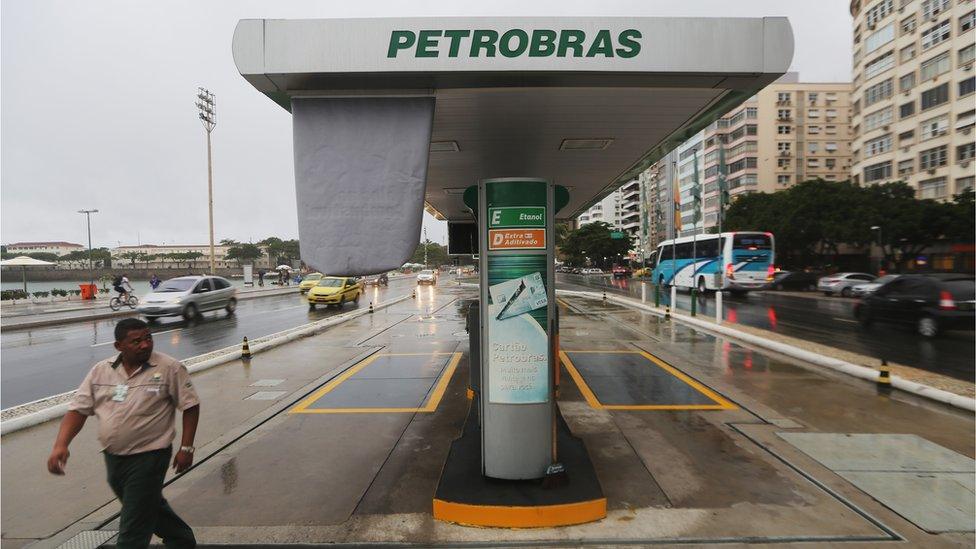 Petrobras petrol station in Rio de Janeiro