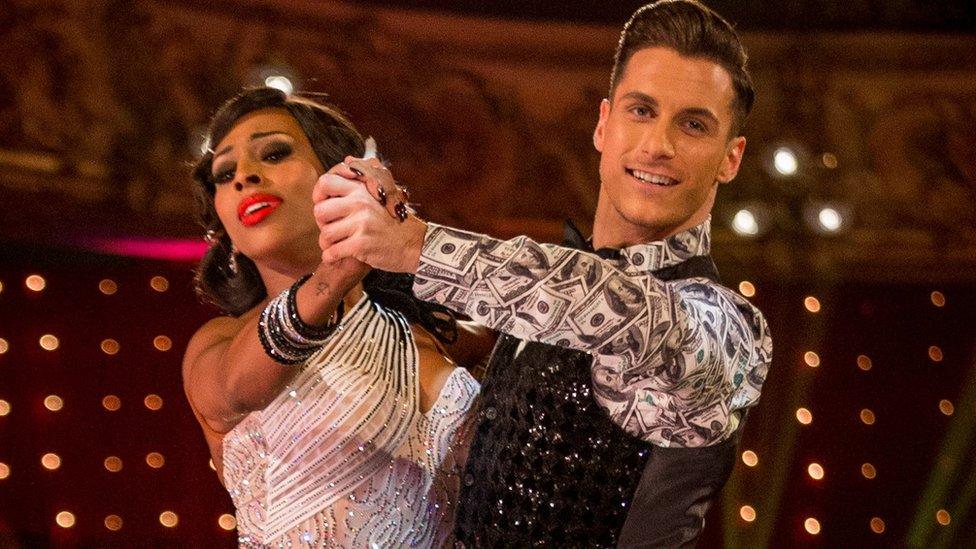 Alexandra Burke and Gorka Marquez in Strictly Come Dancing