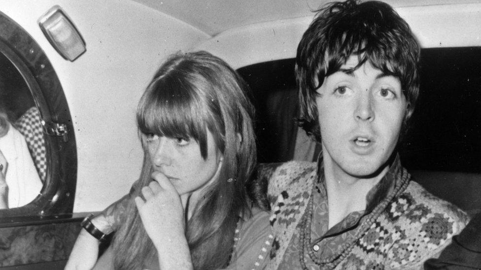 Jane Asher a Paul McCartney