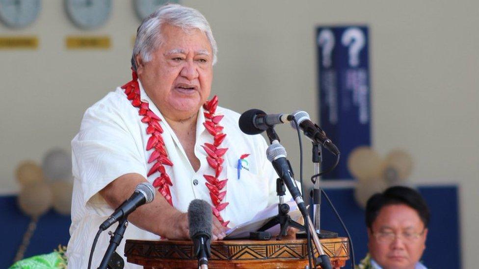 Samoan Prime Minister Tuila'epa Sa'ilele Malielegaoi