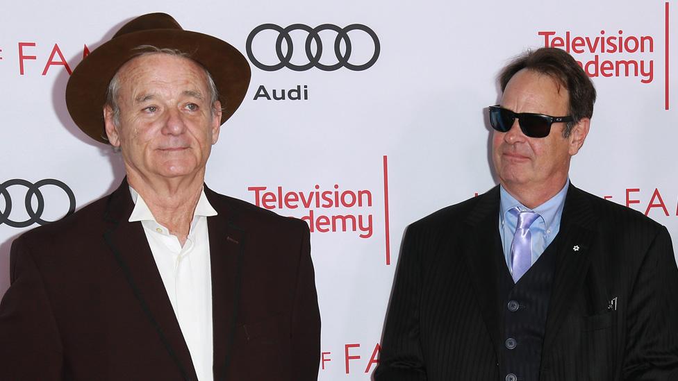 Dan Aykroyd with Bill Murray