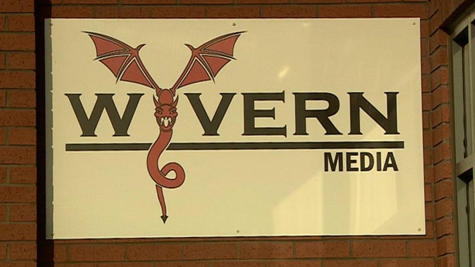 Wyvern Media sign
