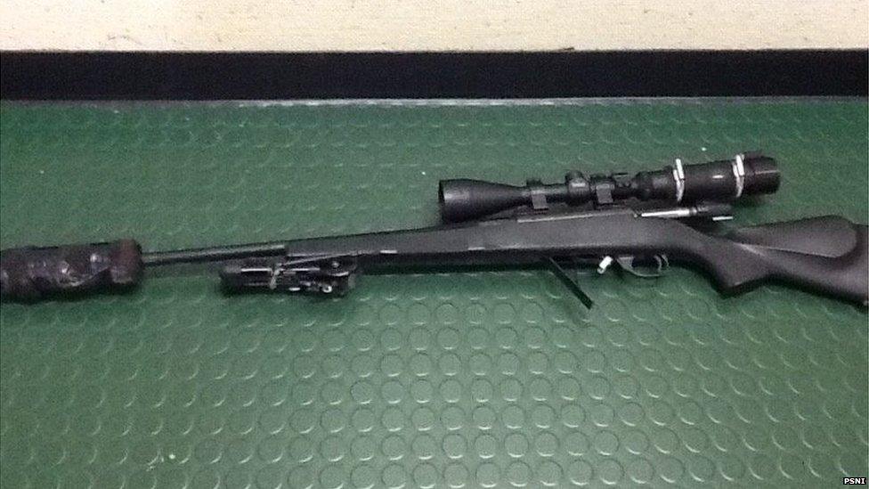 A rifle seized as part of Operation Wild Deer