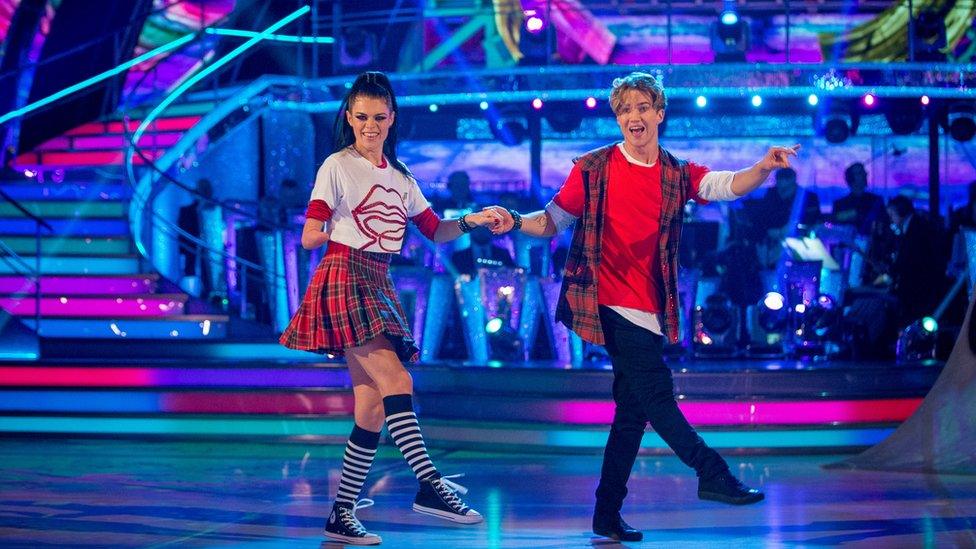 Lauren Steadman and her dance partner AJ Pritchard