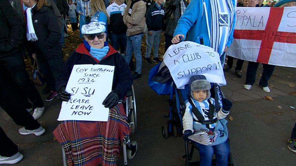 Coventry City protest