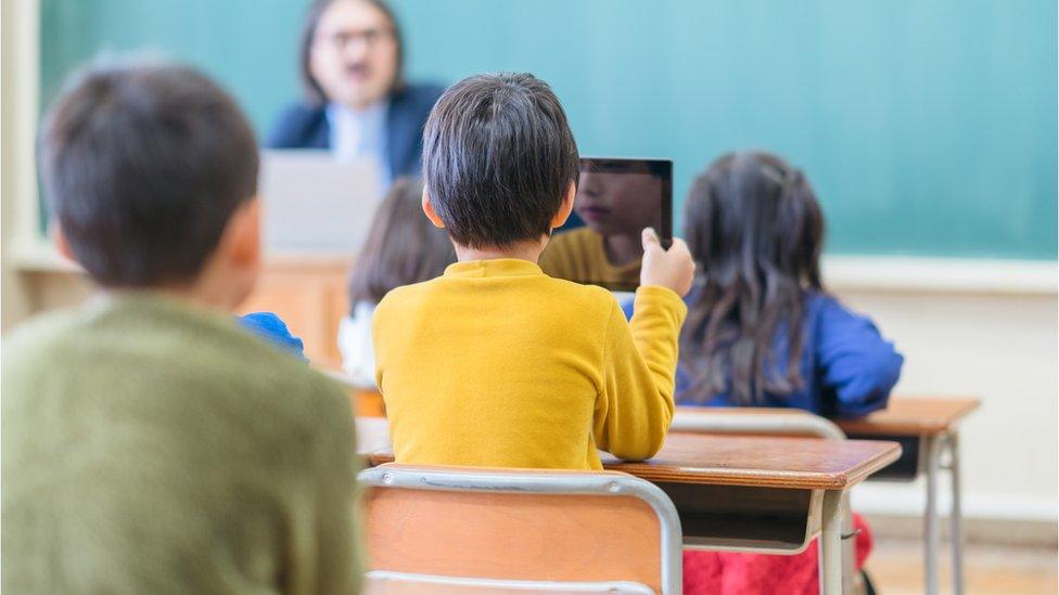 Children in classroom