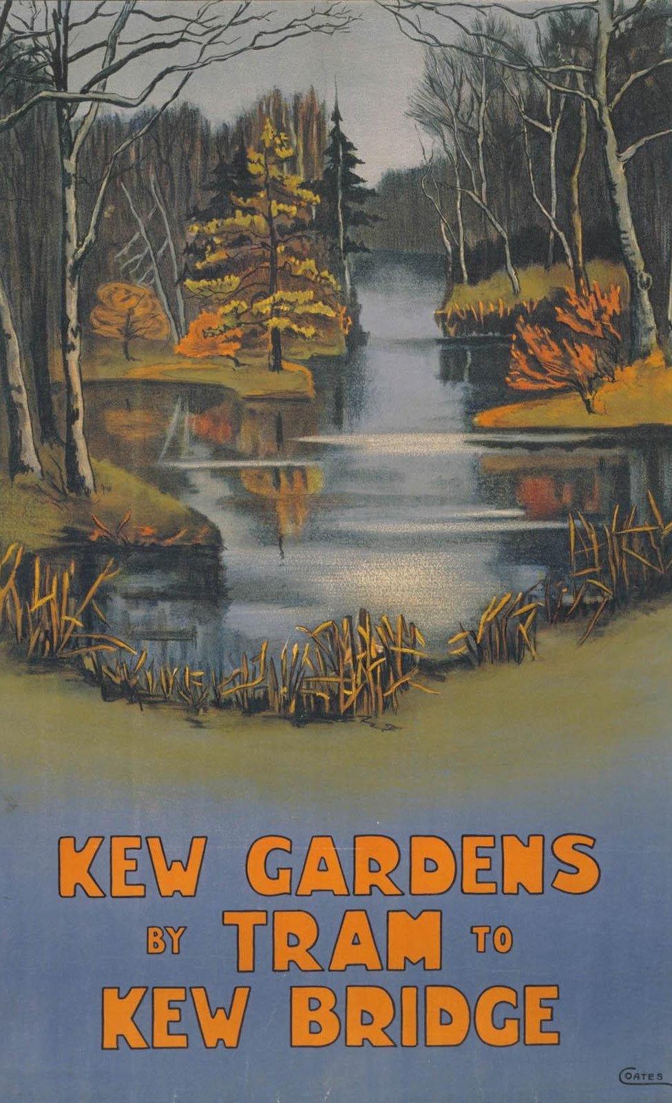 Kew Gardens by Tram poster