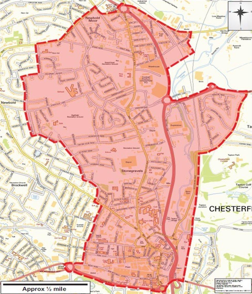 Dispersal order in place for Chesterfield