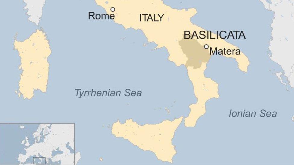 Basilicata map