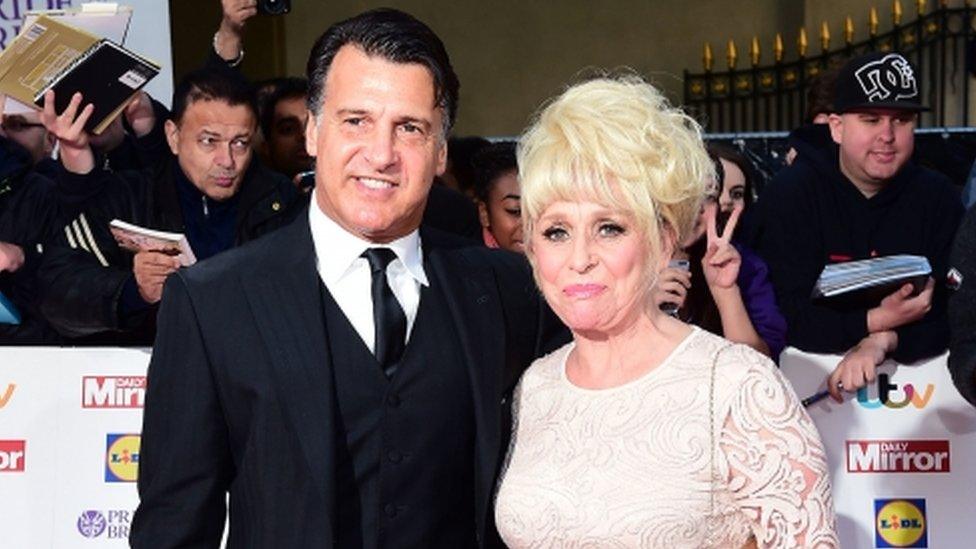 Dame Barbara Windsor and her husband Scott Mitchell