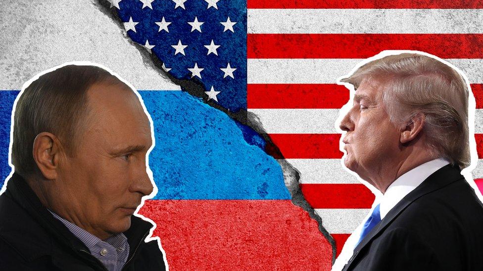 Vladimir Putin and Donald Trump