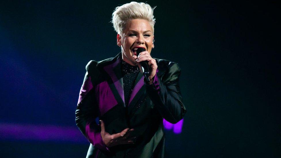 US singer Pink