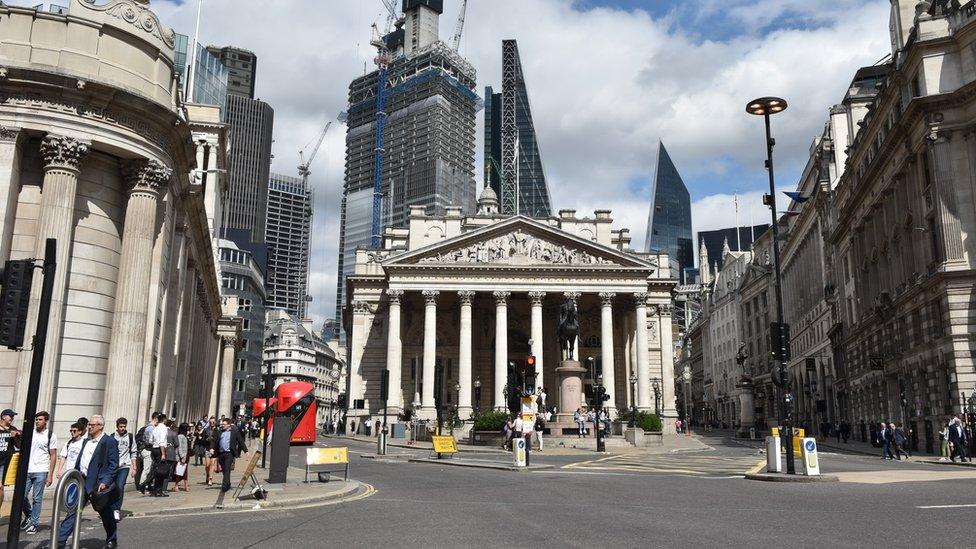 View of City of London