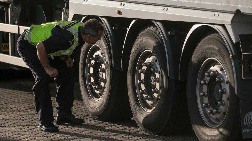 Border police stock image