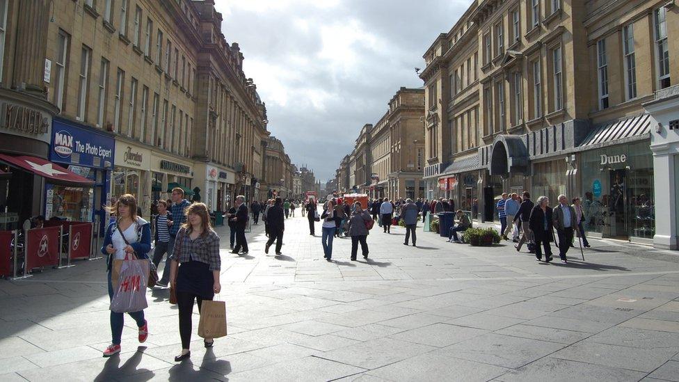 Newcastle city centre