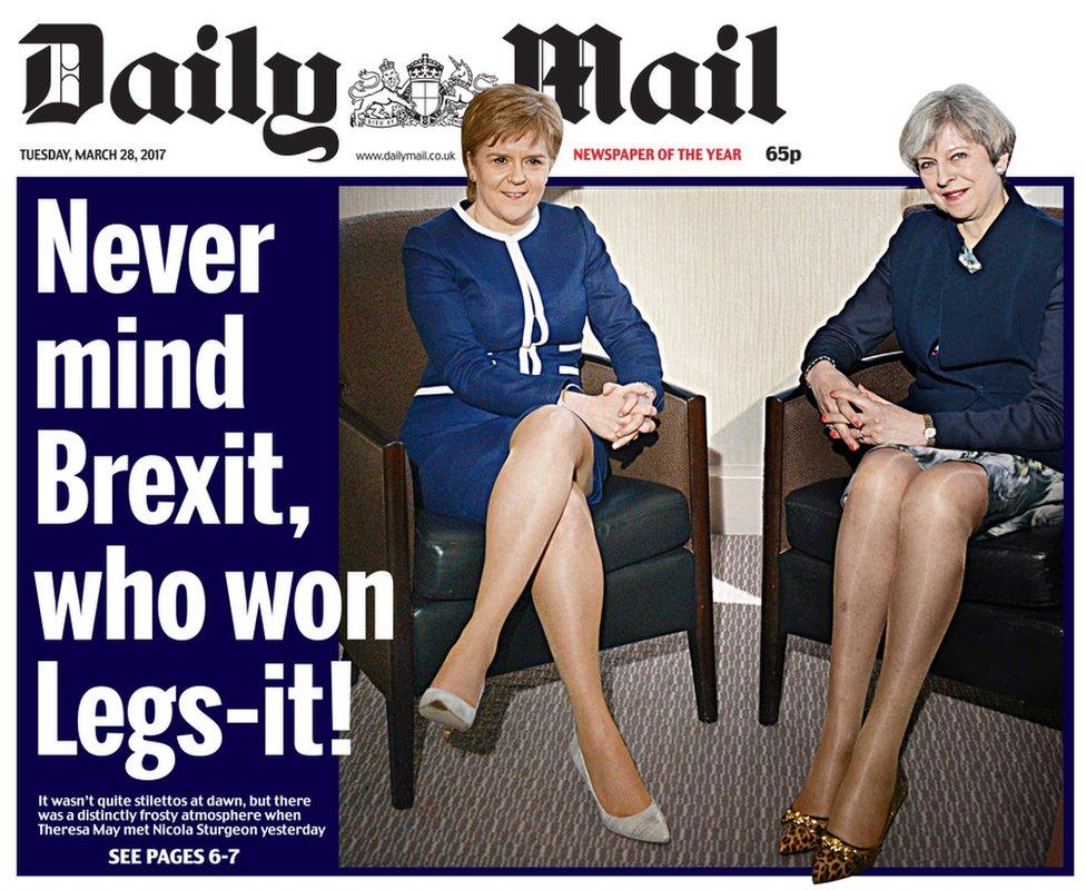 Daily Mail front page