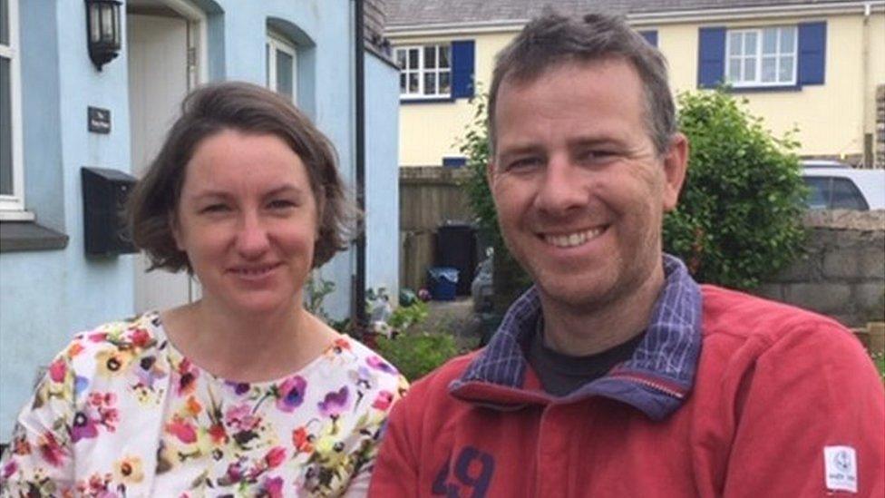 Tom and Birte Bromby moved to the village from England