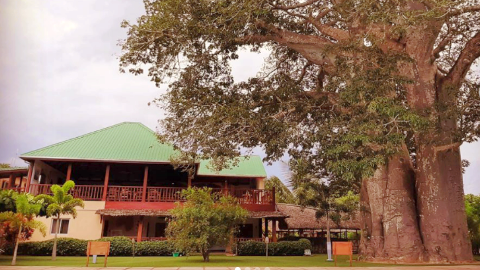 Amarula Hotel pictured before the siege