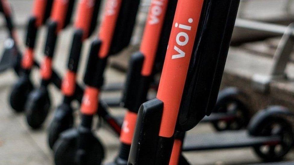 Voi e-scooters