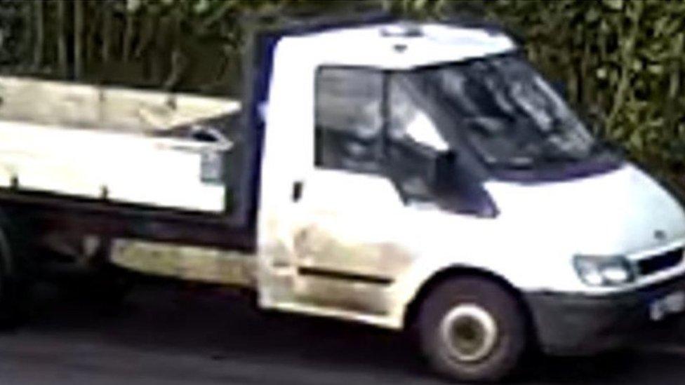 White truck seen at the time Daisy disappeared