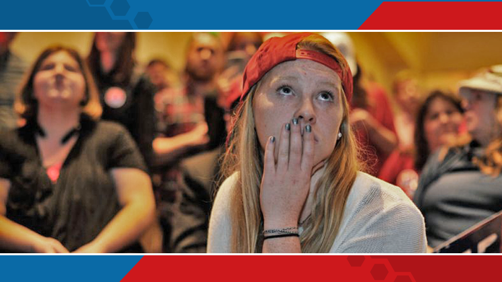 Trump supporter in Colorado on election night in 2016