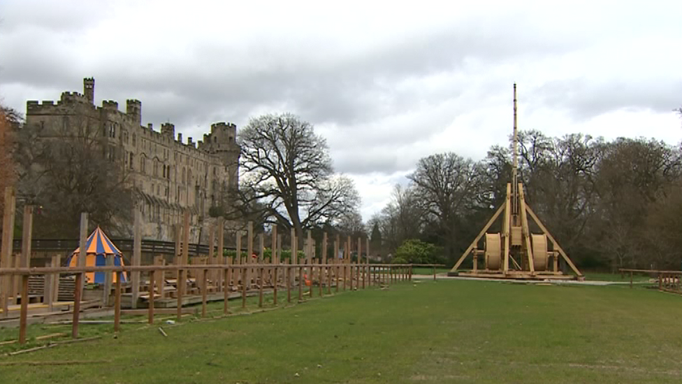 Trebuchet at Warwick Castle