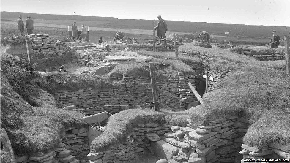 Skara Brae in 1929