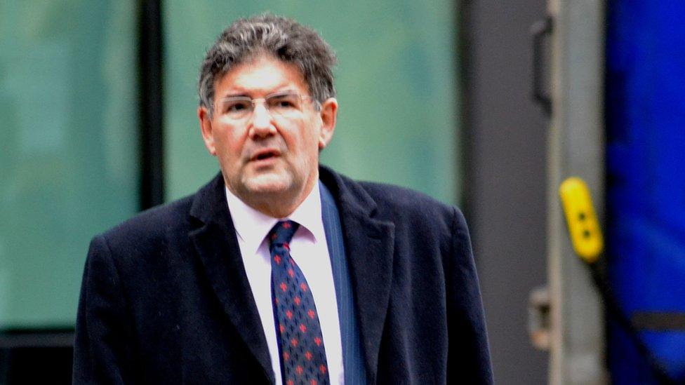 David Noakes outside Southwark Crown Court