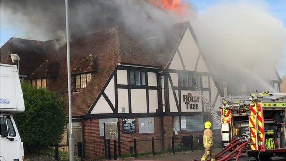 Margate pub fire